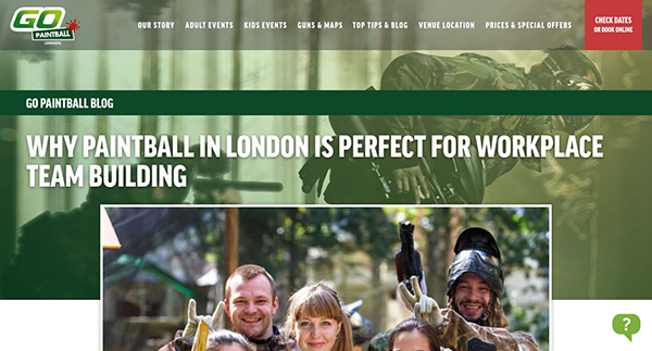 Go Paintball London